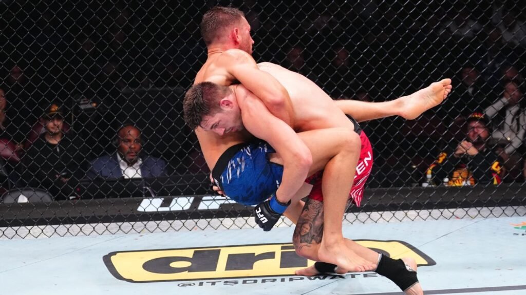 Brendan Allen upsets Reinier de Ridder in UFC main event Brendan Allen upsets Reinier de Ridder in UFC main event