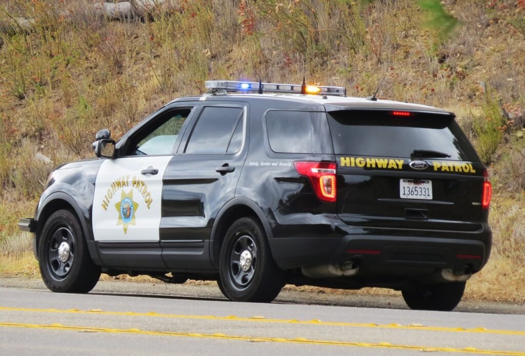 CHP reports live artillery shell strikes patrol vehicle over I-5