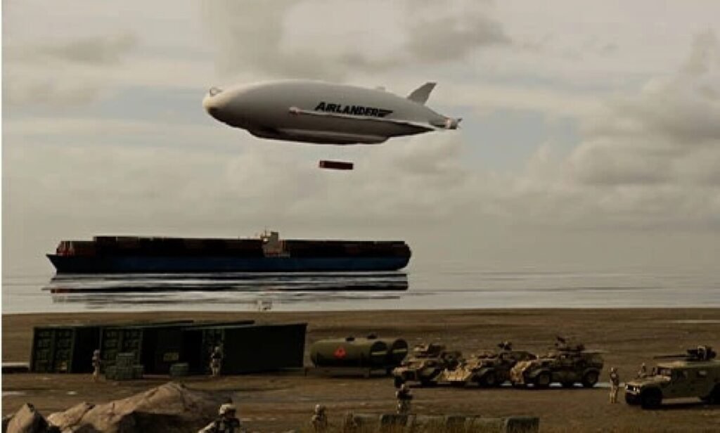 Hybrid airship reserved for first military applications