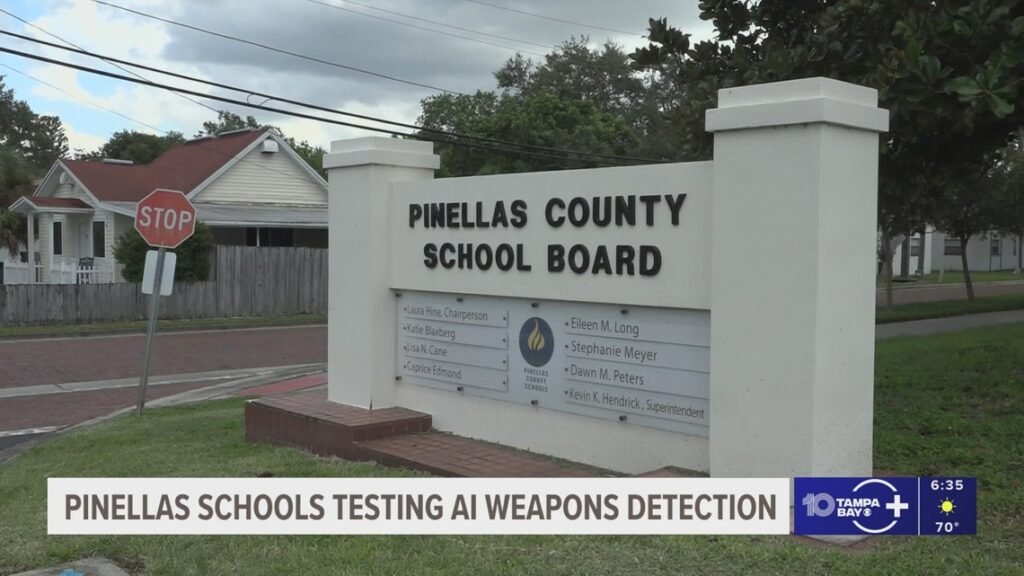 Pinellas schools to test AI weapons detection system to screen students Pinellas schools to test AI weapons detection system to screen students