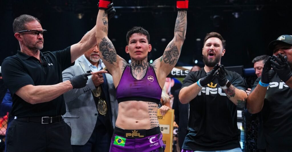 Two-time PFL champ and last fighter to beat Kayla Harrison is now a free agent … and UFC bound?