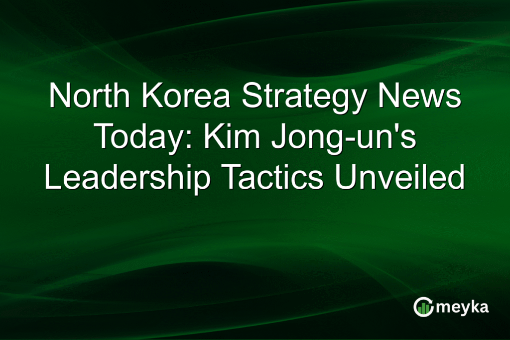 North Korea Strategy News Today: Kim Jong-un's Leadership Tactics Unveiled