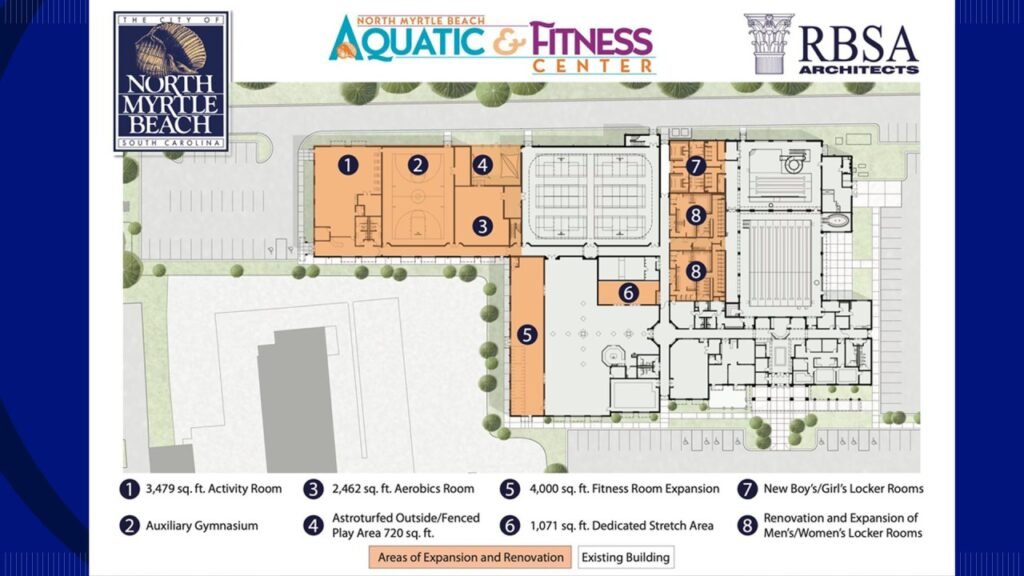 North Myrtle Beach fitness center to undergo major expansion, city says North Myrtle Beach fitness center to undergo major expansion, city says