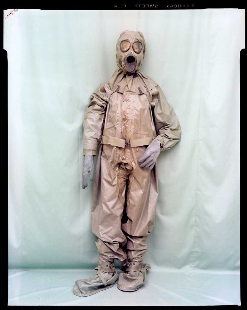 Rubberised suits, like this US Army M3 suit ensemble, were used for decades but cause a lot of heat stress to the wearer. [US Army]