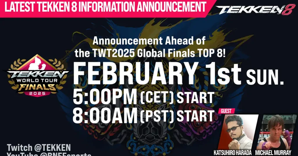 ‘Announcement for the future of Tekken 8’ scheduled to be revealed during the Tekken World Tour 2025 Global Finals top 8 'Announcement for the future of Tekken 8' scheduled to be revealed during the Tekken World Tour 2025 Global Finals top 8