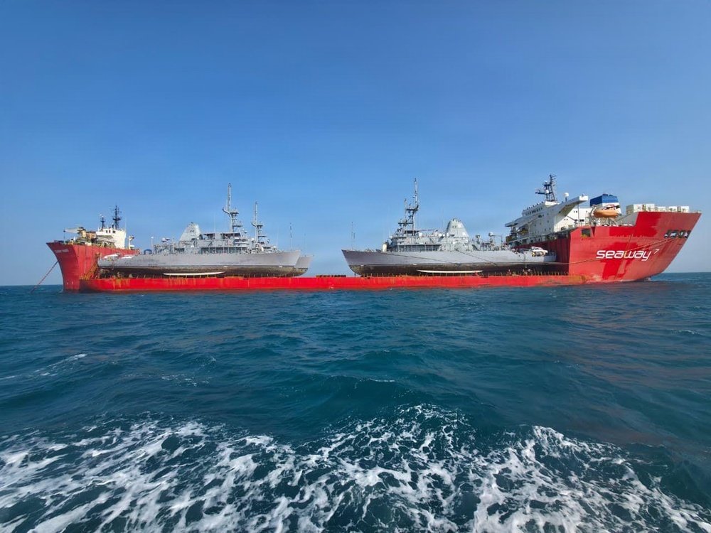DVIDS – News – Decommissioned MCM Ships Safely Transported During Waterfront Evolution Decommissioned MCM Ships Safely Transported During Waterfront Evolution