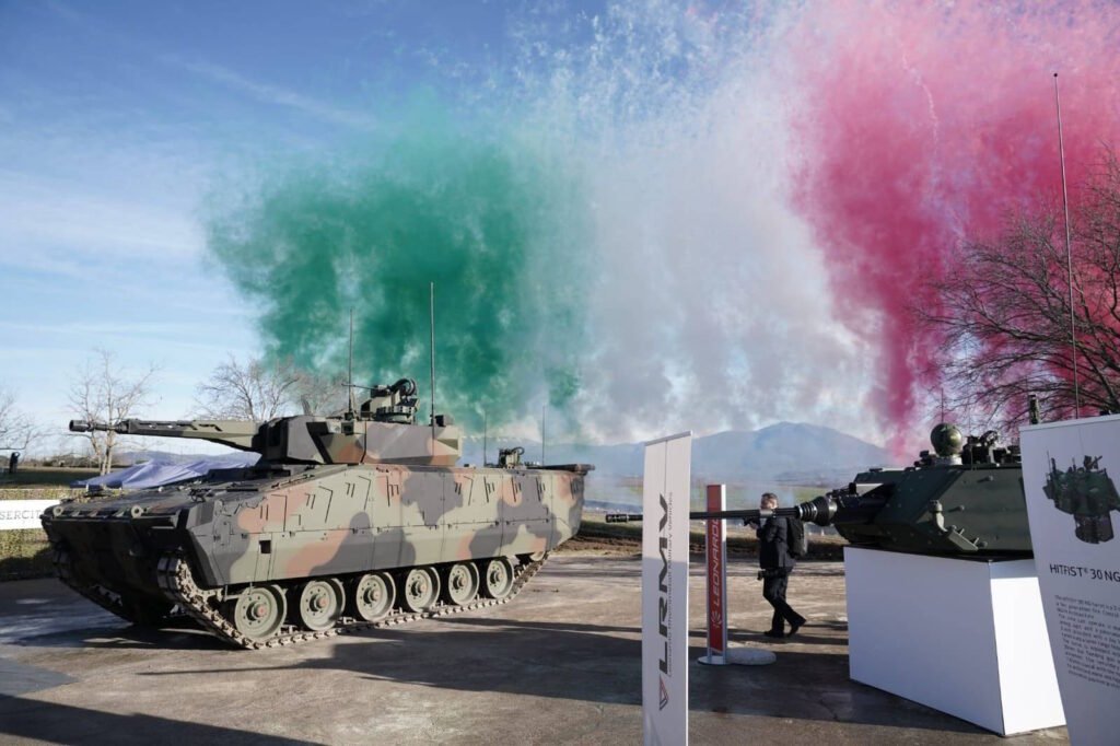 First KF-41 Lynx A2CS IFVs delivered by LRMV Joint Venture for Italian Army