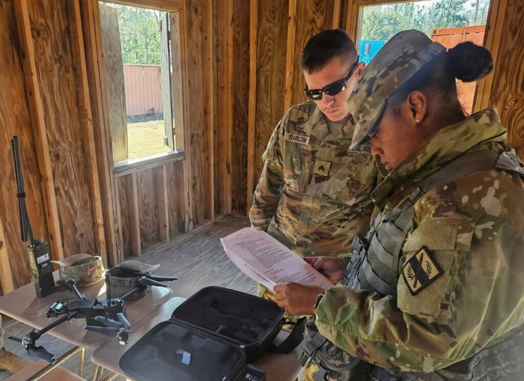 Georgia National Guard train troops to fly small quadcopter drones Georgia National Guard train troops to fly small quadcopter drones
