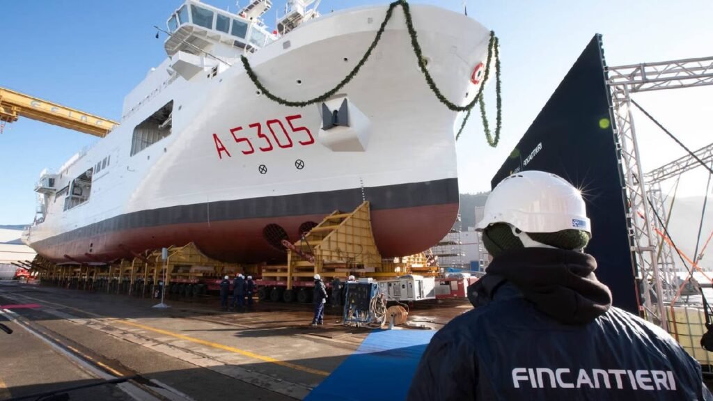 Italy’s new hydro-oceanographic ship launched at Fincantieri facility Italy's new hydro-oceanographic ship launched at Fincantieri facility