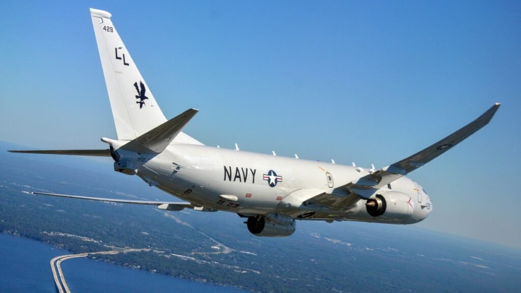 Navy P-8 Poseidon Maritime Patrol Jet Used To Protect The President In Rare 'Combat Air Patrol'
