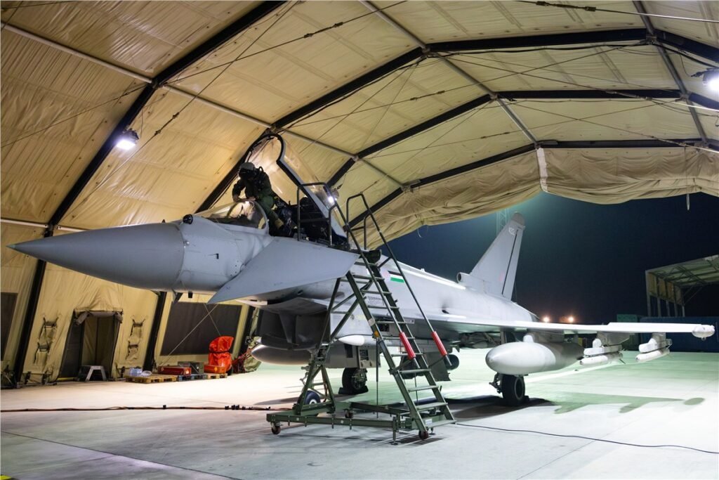 UK Joint Squadron Deploys Typhoon Jets to Qatar