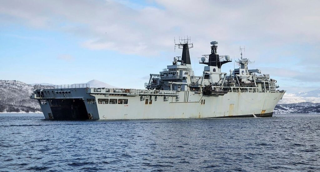 Costly upkeep of axed ship HMS Albion one year on