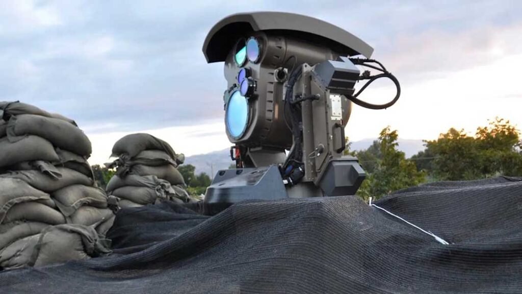 Rafael’s Iron Beam HEL weapon system. [Israeli MoD]