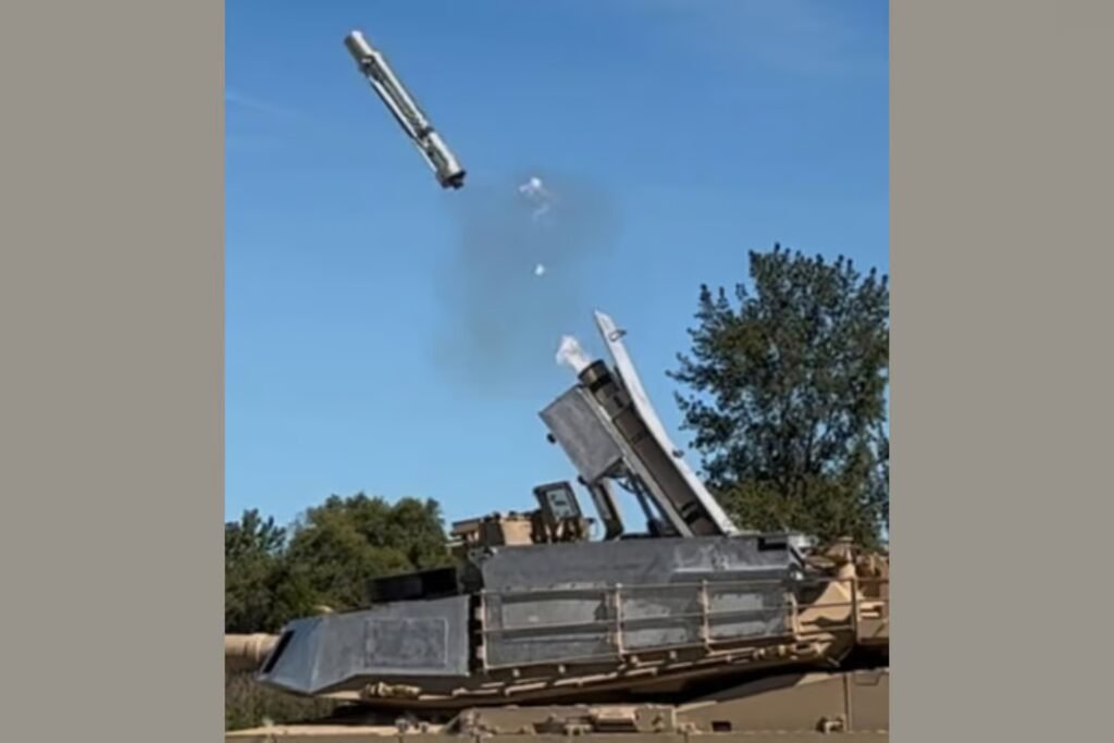 Demonstrated Switchblade Launch from M1A2 Tank switchblade