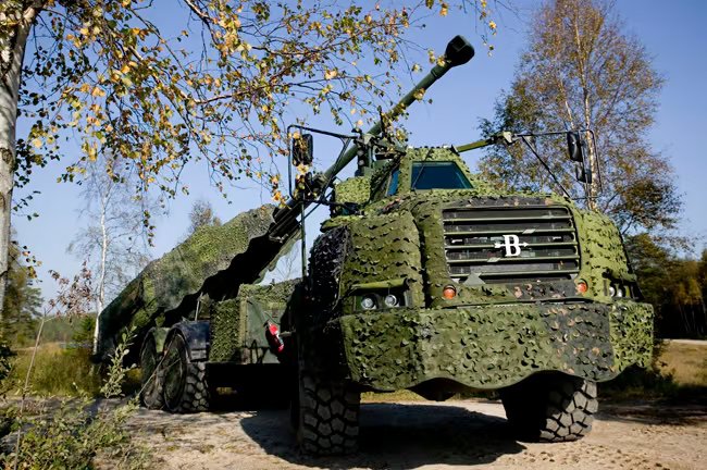 Lativa Approves Archer Self-Propelled Howitzer Buy Archer ft camo