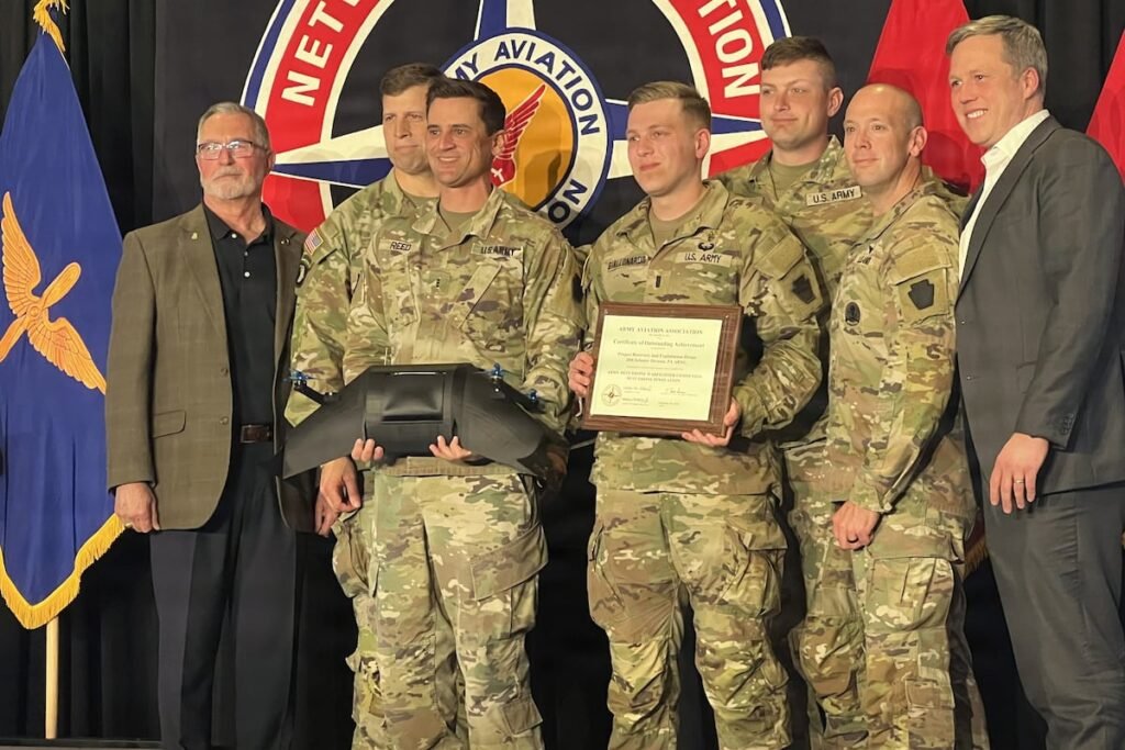 National Guard team clinches award for clawed drone at Army competition