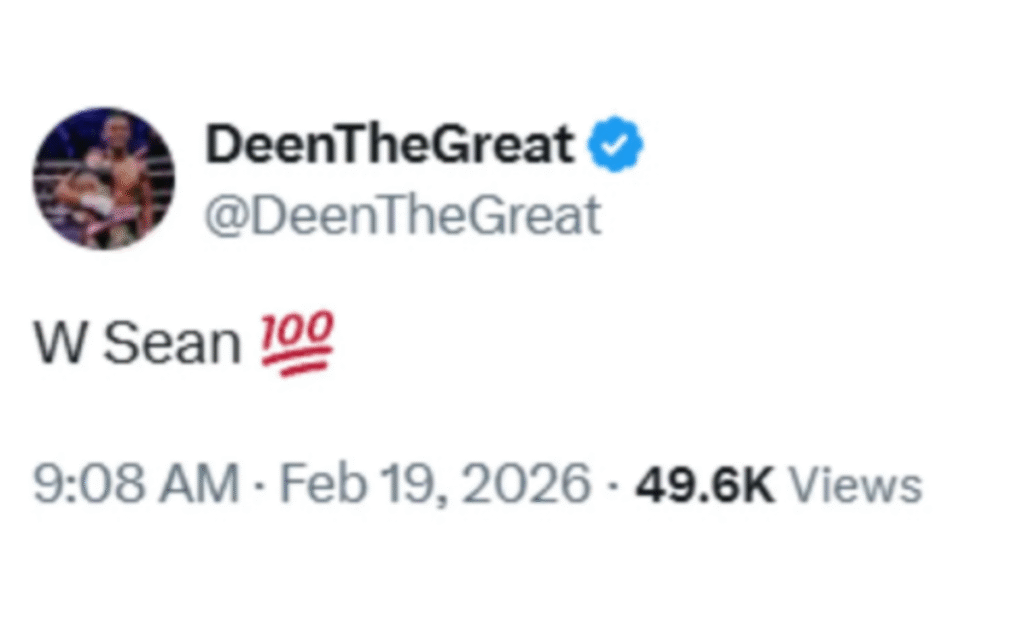 Sean Strickland and 'Deen The Great' share a moment online after sucker punch viral knockout Sean Strickland and 'Deen The Great' share a moment online after sucker punch viral knockout