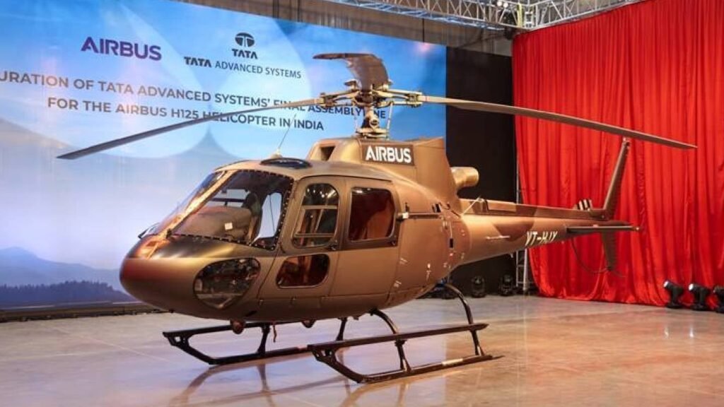 Tata and Airbus launch H125 helicopter final assembly line in India