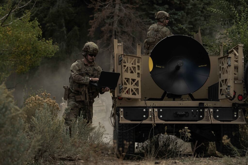 The new battlespace will “hyperconnect” radios, 5G, troposcatter, and SATCOM The new battlespace will “hyperconnect” radios, 5G, troposcatter, and SATCOM