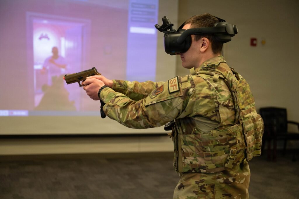 U.S. Air Guard runs VR training for base defense personnel U.S. Air Guard runs VR training for base defense personnel