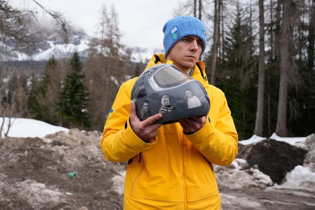 Ukrainian athlete out of Winter Olympics because of banned helmet honoring war dead Ukrainian athlete out of Winter Olympics because of banned helmet honoring war dead