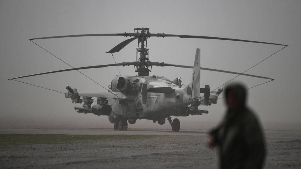Ukrainian forces destroy Russian helicopters at forward airfield Ukrainian forces destroy Russian helicopters at forward airfield