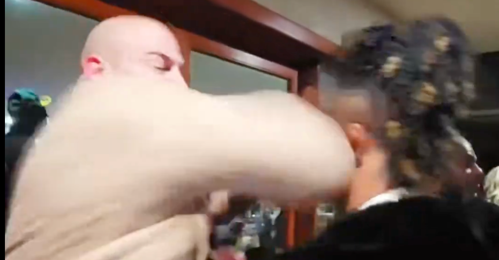 Video: Deen the Great blasted by elbow from ex-UFC fighter at Rampage Jackson party Video: Deen the Great blasted by elbow from ex-UFC fighter at Rampage Jackson party