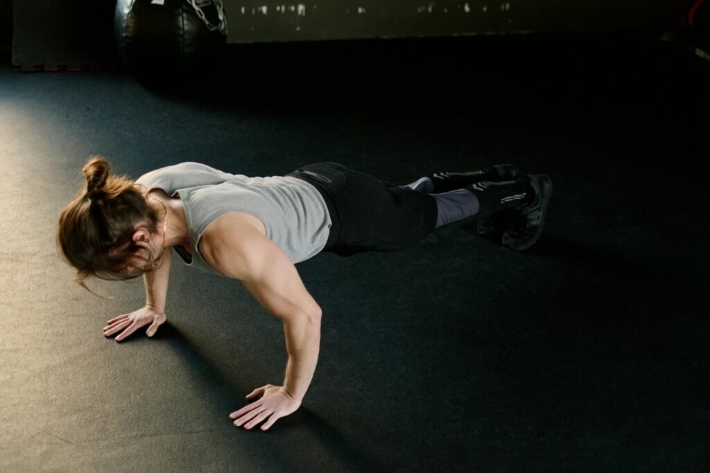 Push ups Cool Down After A Gym Workout