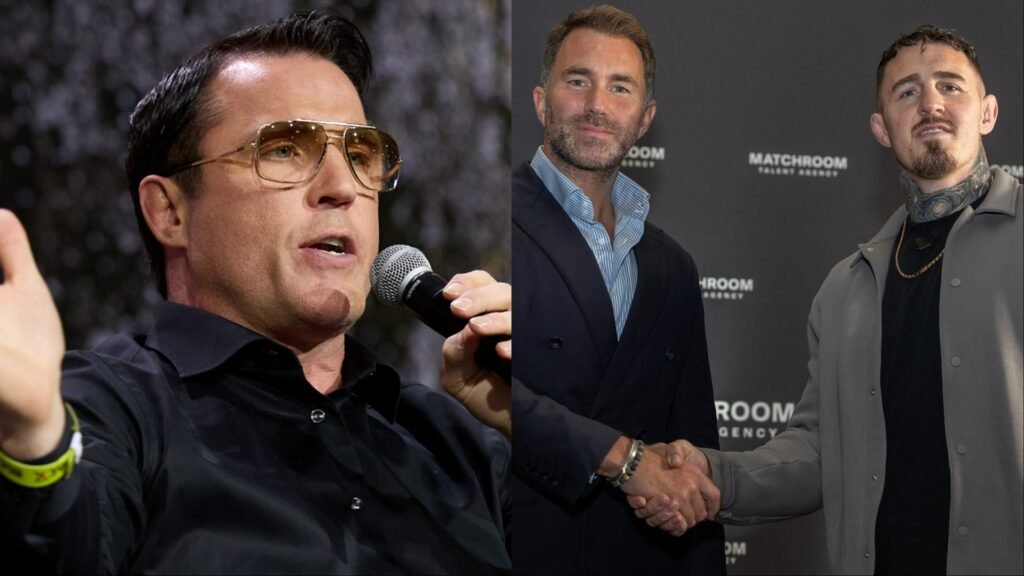 Chael Sonnen: Tom Aspinall ‘being used’ in ongoing feud between Eddie Hearn and Dana White Chael Sonnen, Eddie Hearn and Tom Aspinall