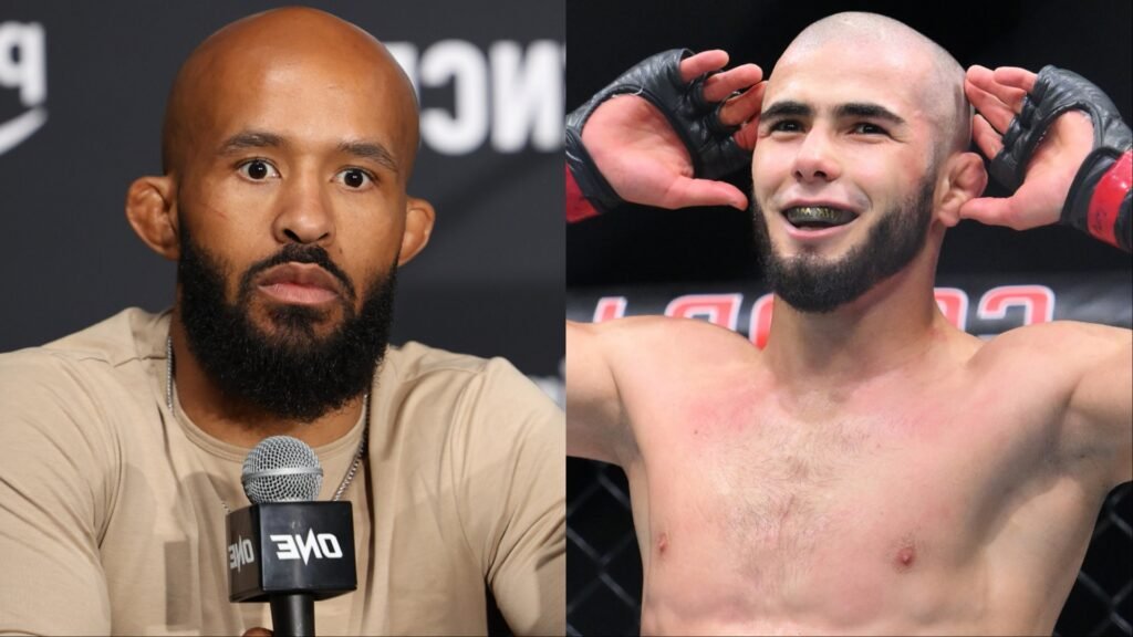 Demetrious Johnson and Muhammad Mokaev