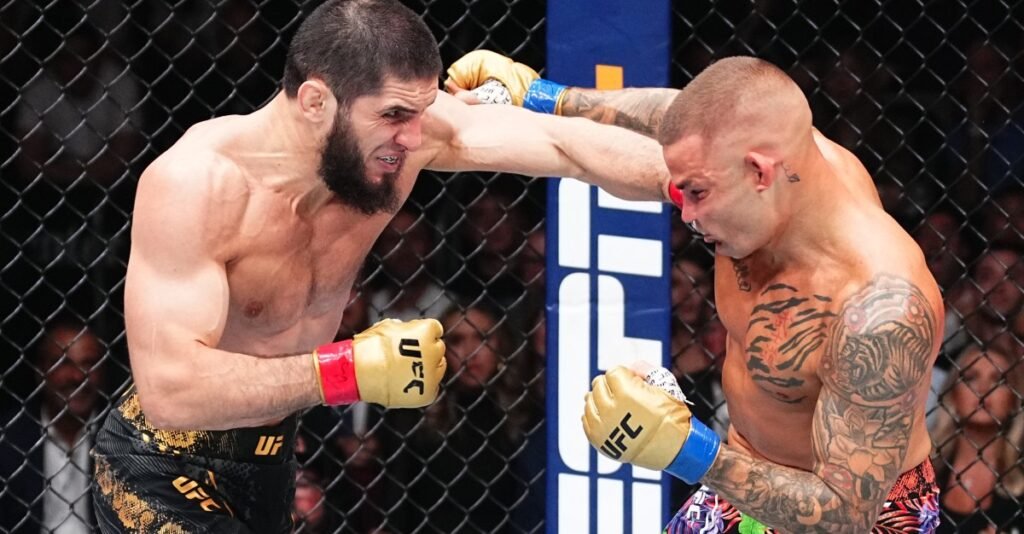 Dustin Poirier claims Islam Makhachev dramatically outweighed him when they fought; Makhachev responds