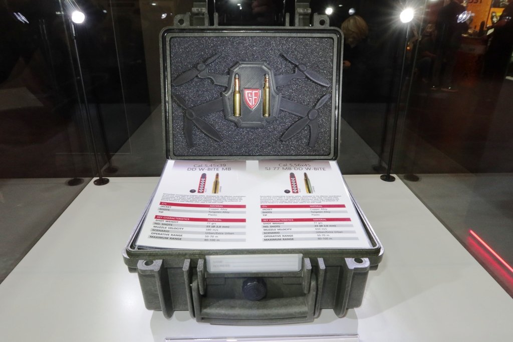 Enforce Tac 2026 – Fiocchi adds a new 5.56×45 SJ 77 MB DD W-BITE C-UAS munition to its portfolio Enforce Tac 2026 – Fiocchi adds a new 5.56x45 SJ 77 MB DD W-BITE C-UAS munition to its portfolio