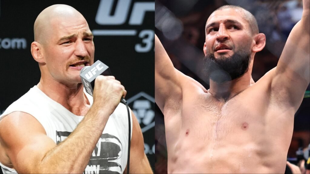 Former UFC champ claims Sean Strickland’s ‘stupidity’ earned surprise title shot against Khamzat Chimaev Sean Strickland speaks during the UFC 312 press conference, opposite Khamzat Chimaev celebrating his win at UFC 319