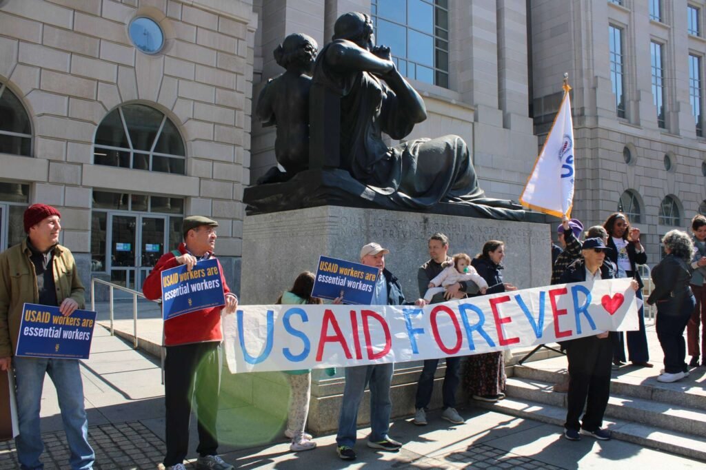 Former USAID employees mark one year since major agency cuts