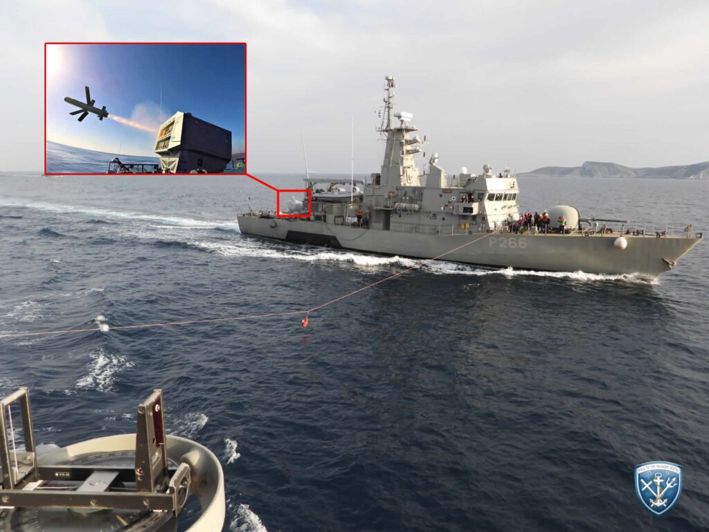 Greek Patrol Vessels Spotted With SPIKE NLOS Launchers Greek Patrol Vessels Spotted With SPIKE NLOS Launchers