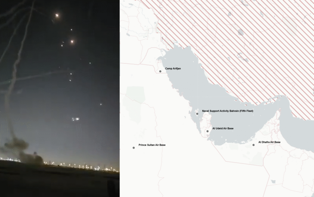 Gulf states reveal interception data after Iran strikes Gulf states reveal interception data after Iran strikes