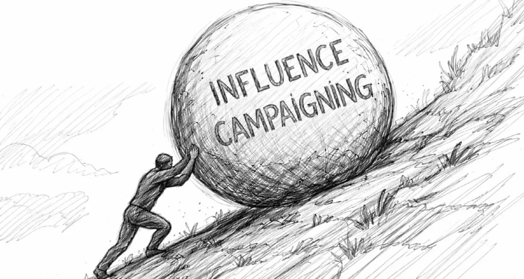 Influence Campaigning in Competition and Cognitive War