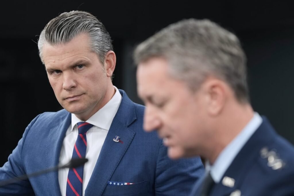 Iran’s new supreme leader was ‘wounded and likely disfigured’ in US-Israeli strikes, Hegseth contends Iran’s new supreme leader was ‘wounded and likely disfigured’ in US-Israeli strikes, Hegseth contends