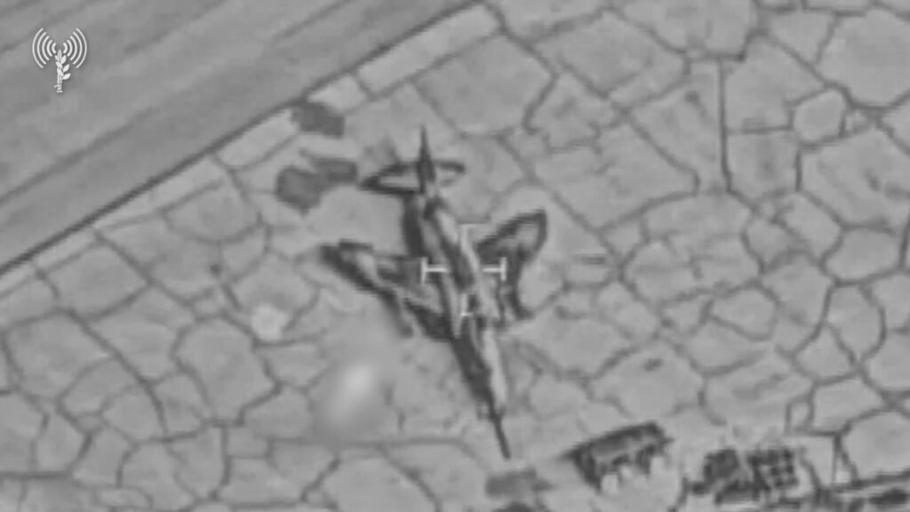 Israel strikes Iranian fighter jets at Tabriz airbase Israel strikes Iranian fighter jets at Tabriz airbase