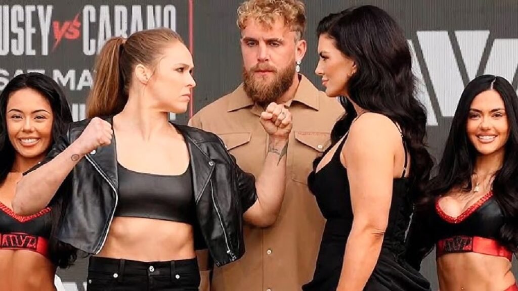 Ronda Rousey vs. Gina Carano Press Conference Face-Off