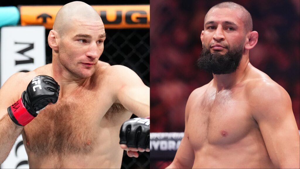 Sean Strickland takes another shot at Khamzat Chimaev as push for UFC title fight continues Sean Strickland and Khamzat Chimaev