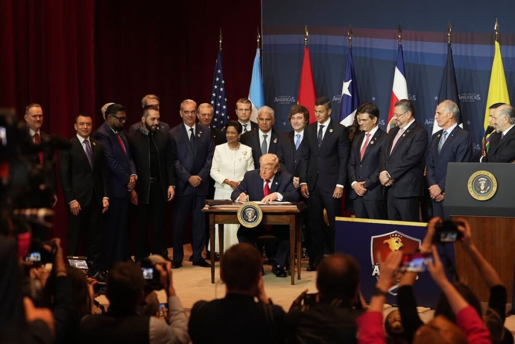 Trump encourages Latin American leaders to use military action to help US fight cartels Trump encourages Latin American leaders to use military action to help US fight cartels