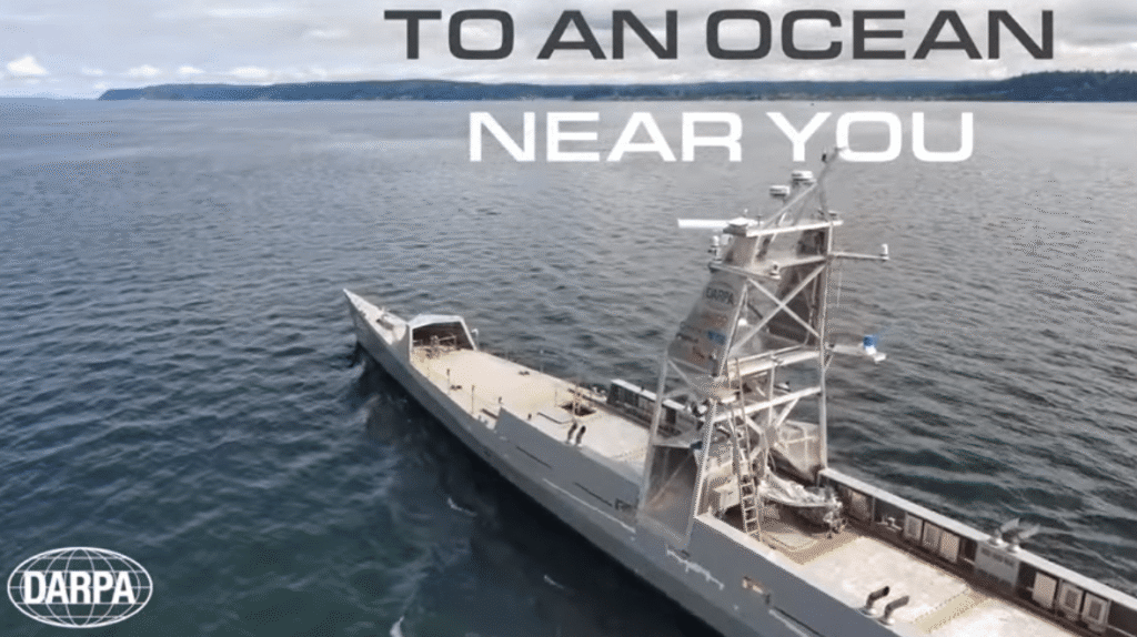 DARPA Releases First Official Video of NOMARS Defiant USV