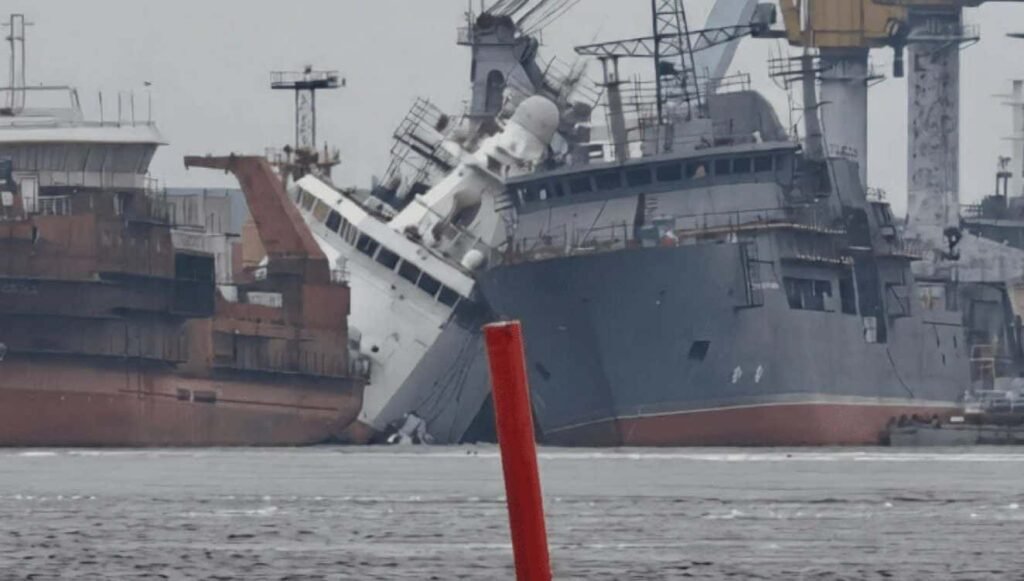 Ukraine strikes Russian Project 23550 Arctic patrol ship Ukraine strikes Russian Project 23550 Arctic patrol ship