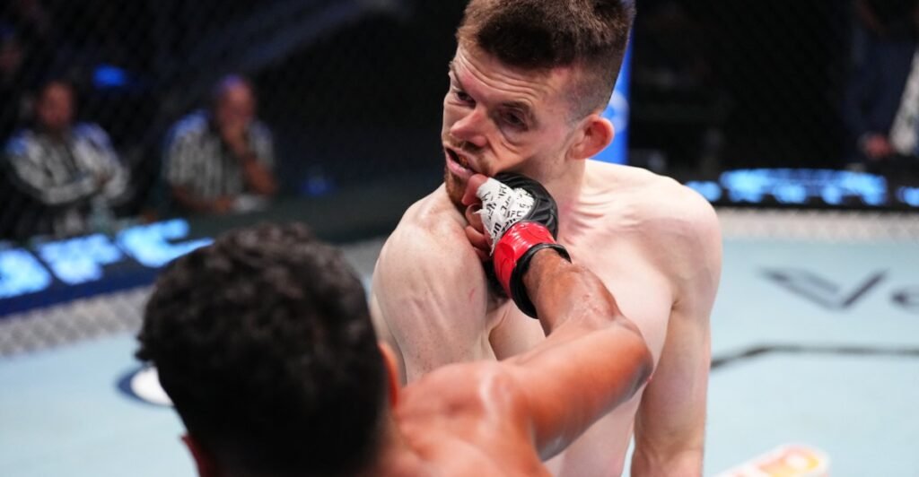 Worth it? Harry Hardwick shows off ’pretty f—king dire’ wired jaw after brutal UFC Vegas 114 loss