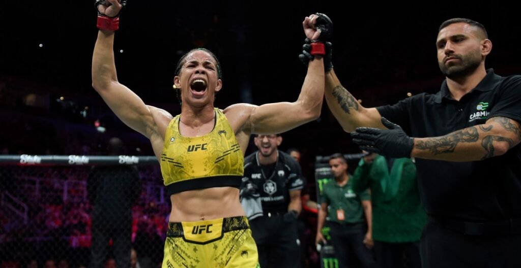 Dione Barbosa insists she she’s not ‘dirty’ fighter after illegal kick at UFC Vegas 115