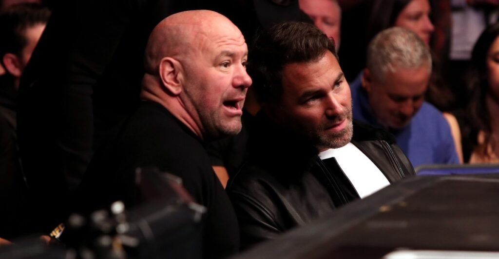 Eddie Hearn blasts Dana White for walking back fight comments, calls it ‘biggest fight out there right now’