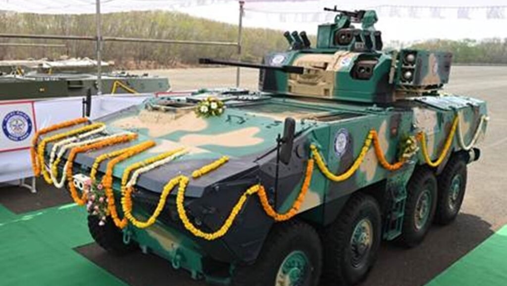India showcase latest tracked and wheeled IFVs