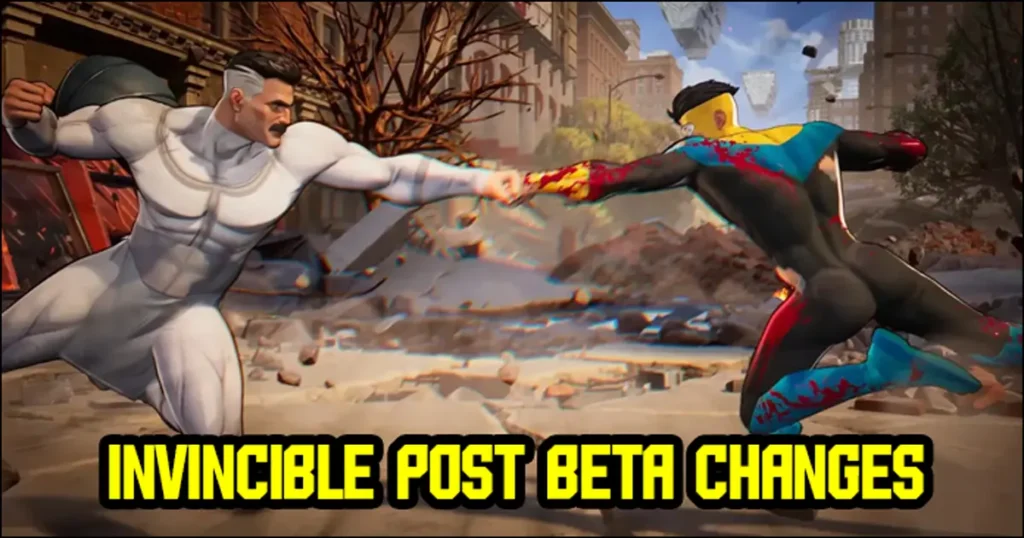 Invincible VS details changes being made from beta feedback like rage quit penalties and punishing whiffs