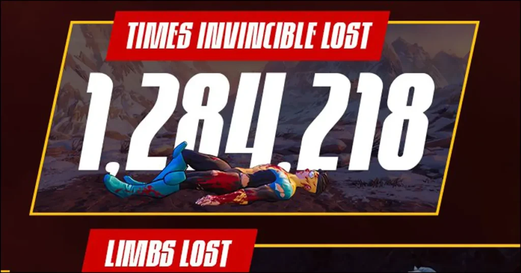 Invincible VS shares fun stats from open beta like how many times the hero lost, how many limbs were lost and most popular trio